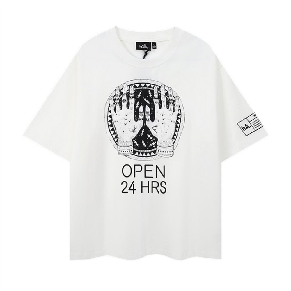 Haculla Palm Print Short Sleeve T Shirt